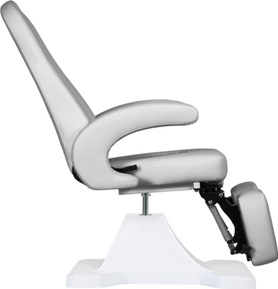 Karrige hidraulike podiatrie Beauty System 112, lëkurë eko, gri