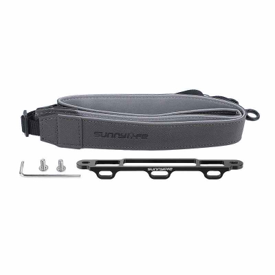 Rrip qafe për telekomandë Sunnylife DJI RC, mbajtëse alumini, i gri