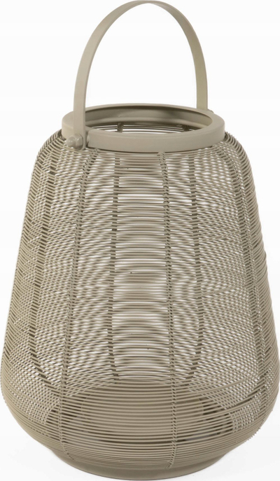Lampion dekorativ Home Styling Collection, metal, për qiri, ngjyrë mint