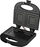 Toaster sanduiçesh ECG S 3172, 750W, me pllaka mos-ngjitëse, i zi me inox