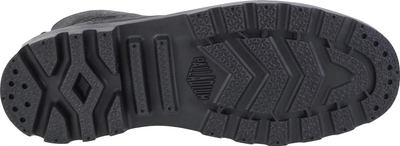 Çizme Palladium Pampa Zip Lth Ess M 76888-008, lëkurë natyrale, me zinxhir anësor, të zeza