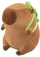 Lodër pelushi Gotel Capybara With Turtle Backpack, 40cm, shumëngjyrëshe