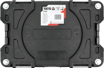 Platformë me rrota Yato YT P05 S12, për transport ngarkesash, e kuqe