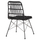 Karrige kopshti Allegra 52×52×83,5 Hcm (HM5453.12), zezë