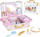 Set lodrash kozmetike Smoby Disney Princess, 13 gjëra, valixhe, rozë