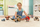Lodër dinosauri VTech Switch and Go Dinos Fighter Velociraptor, interaktive, me drita dhe zë, e kuqe
