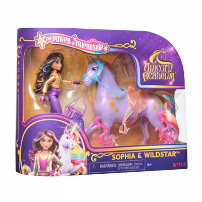 Set lodrash Unicorn Academy, kukulla Sofia, unigorni Uajldstar