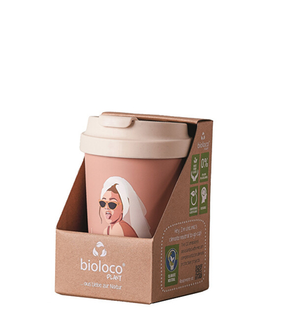 Gotë me kapak Bioloco Kylie z72125, 350 ml