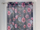 Perde e hollë transparente Flower Life Plum, 140 x 240 cm, me unaza, me lule shumëngjyrëshe