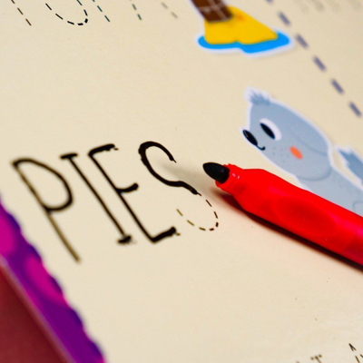 Set edukativ Lisciani Montessori Pen Writing School, 18 tabela, për shkrim