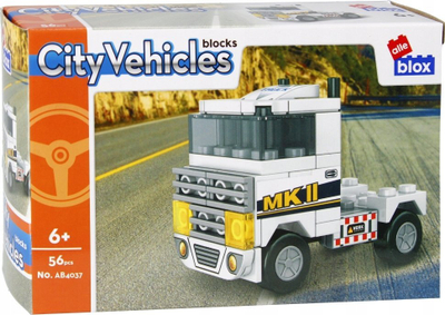Bлокови за градење alleBLOX City Truck 525216, 56 елементи, за деца