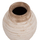 Vazo dekorative Pydna Φ20x25Hcm (HM7940), bardhë/ bezhë