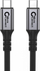 Kabllo USB C Microconnect USB3.2CC01.5, USB 3.2 Gen 2x2, 1.5m, e zezë
