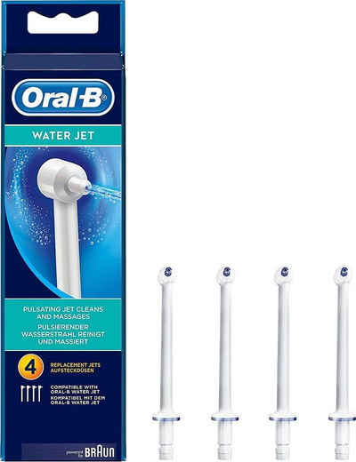 Kokë irrigatori Oral-B WaterJet, set 4 copë, e bardhë