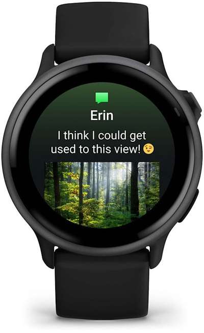 Спортски часовник Garmin Vivoactive 6, AMOLED екран, GPS, црна Slate