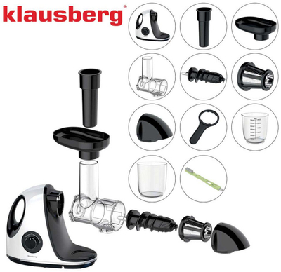 Shtrydhëse e ngadalshme Klausberg KB-7864, teknologji shtrydhje e ftohtë, e bardhë