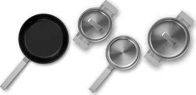 Set enësh gatimi Neff Z9404SE0, 4 pjesë, për soba me induksion, inoks argjendtë