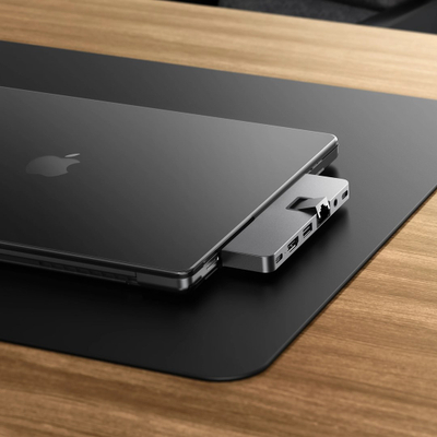 Dock USB C HyperDrive DUO PRO HD575BUGL, 7 në 2, Thunderbolt 4, gri