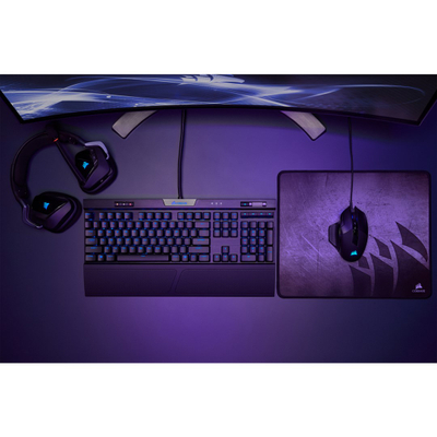Maus gaming Corsair NIGHTSWORD RGB, me kabllo, 18000 DPI, i zi