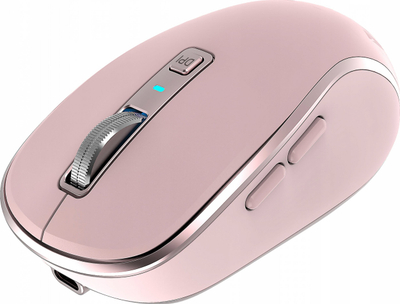 Безжичен глушец Yenkee NOBLE YMS 2085PK, 2400 DPI, со полнење, розов