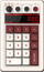 Tastierë mekanike 8BitDo Retro Keypad Fami Edition, taste të programueshme, për Windows dhe Android, e kuqe