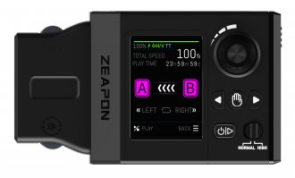 Motor slajderi ZEAPON Micro 4 Hi-Speed, brushless, me komandë nga aplikacioni, ngjyrë e zezë