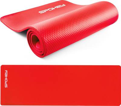 Shtresë për ushtrime Spokey Softmat, 180 x 60 x 1.5cm, kuqe