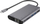 Doking stacion DELTACO USB C, HDMI DisplayPort RJ45, 2xUSB SD, gri metalike