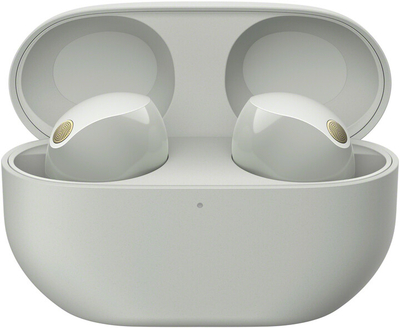 Dëgjuese Sony Noise Canceling WF-1000XM5, të argjendta