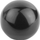 Top doreze KIPP Form C, M6 x 9mm, diametër 15mm, i zi