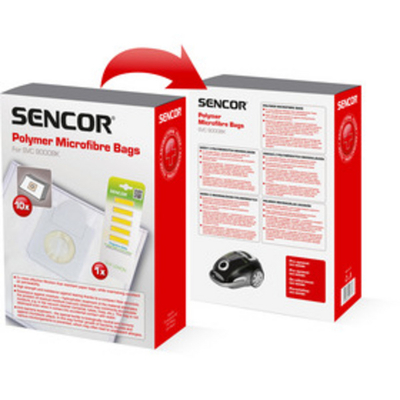 Set thasë dhe shkopinj aromatik për thithëse elektrike Sencor SVC 90XX, 10 + 5 copë, të bardhë/të verdhë