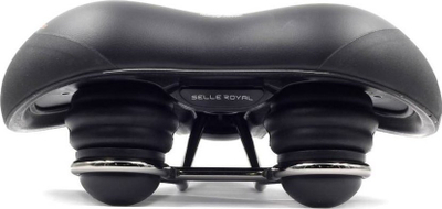 Shalë biçiklete Selle Royal Lookin Extra Large, me xhel komod, me amortizator elastomer, e zezë