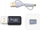 Kamerë për kalamaj LeanToys Mini, microSD 64GB, lojëra brenda, e bardhë