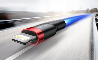 Kabllo karikues Feegar Evolution, USB A në Lightning, 1m 2.4A, i zi