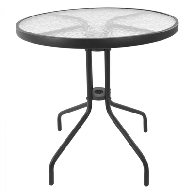 Tavolinë metalike, 70×70 cm (HM5146.01), gri