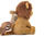 Lodër plushe Cloud b Louis Lion, makinë zhurme të bardhë, tinguj qetësues, e verdhë