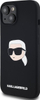 Kapak telefoni Karl Lagerfeld KLHMP15SSKHPPLK, për iPhone 15 6.1", hardcase silikon, i zi