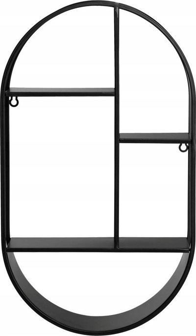 Raft muri 4Living Siiri Oval, 35 x 60 cm, metal, i zi