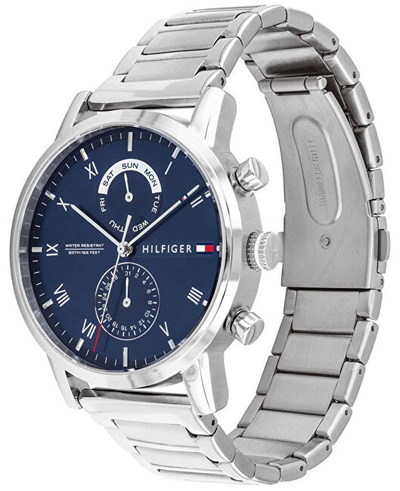 Orë për meshkuj Tommy Hilfiger Kane 1710401, e argjendtë