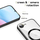 Заштитна маска Tech-Protect MagFlex MagSafe за iPhone 16E, проѕирна, црна