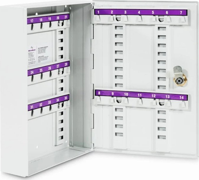 Kabinet metalik për çelsa Metalkas TG-15SK-35, 35 çelsa, montim n'mur, gri
