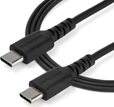 Kabllo karikimi StarTech.com USB C, 2m, 60W, e zezë