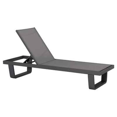 Shezllon Rickon 198x61,5x97Hcm (HM6292.01), gri