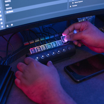 Hub Streamplify Ctrl 7, USB Hub, 7x USB 3.0, RGB LED