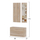 Set paradhomë me pasqyrë Vern 80×27×175 Hcm (HM2476.01)