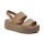 Sandale grash Crocs Brooklyn Low Wedge W 206453, platformë 4.5 cm, të zeza