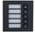 Modul tastiere Dahua VTO4103FB-MB5, 5 butona, i zi
