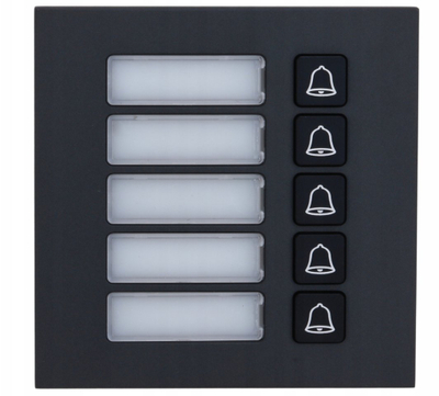 Modul tastiere Dahua VTO4103FB-MB5, 5 butona, i zi