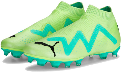 Këpucë futbolli Puma FUTURE Match LL FG AG, burra, jeshile
