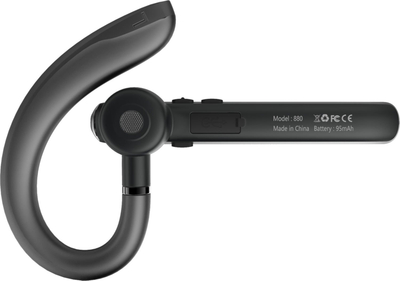 Kufje Bluetooth Mozos 880, ENC, USB C, e zezë